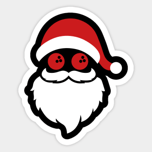 Bowling Chistmas Sticker